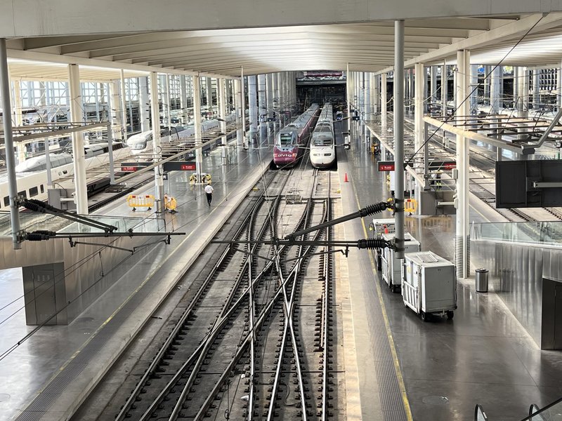 Madrid Atocha, 10 minutes d'arrêt !